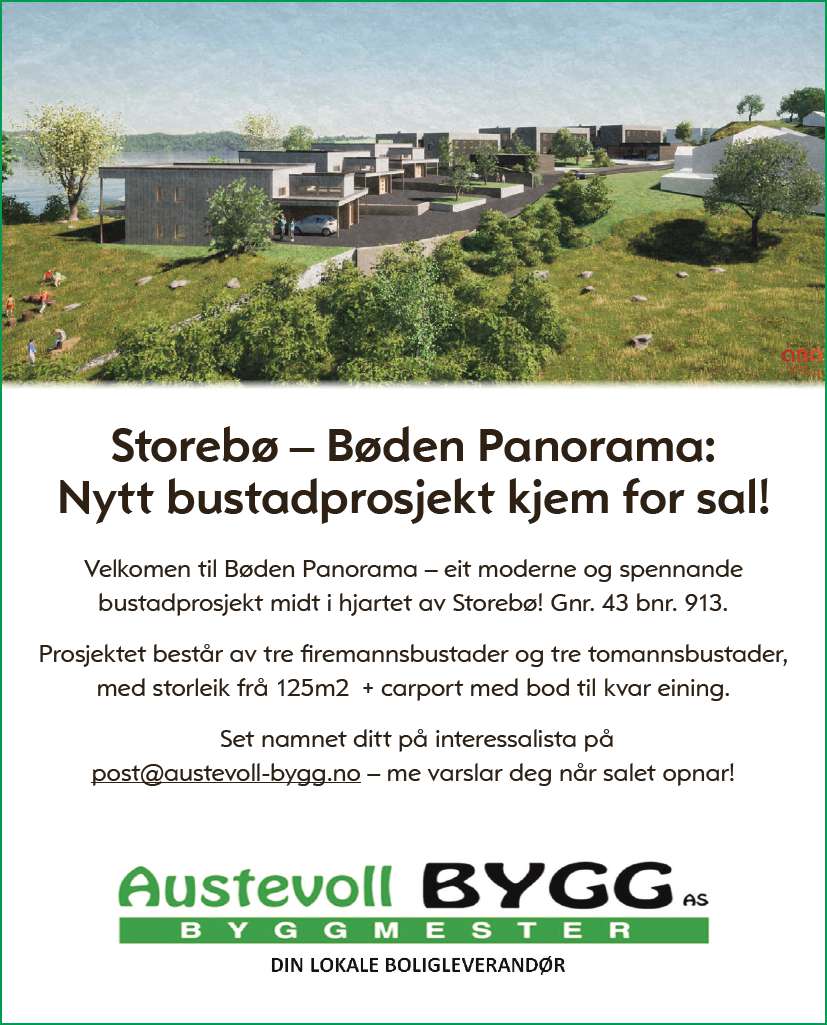 Stort moderne hus med balkong og hage